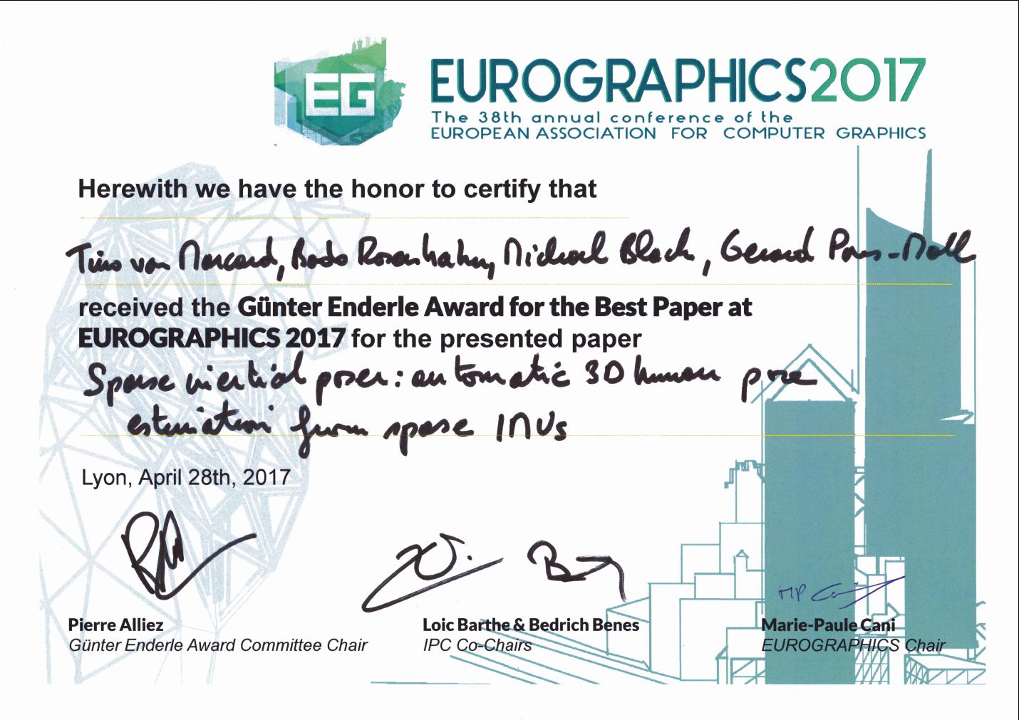 EurographicsBestPaperAward2017